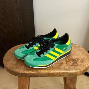 Adidas SL 72 Green & Yellow Trainers